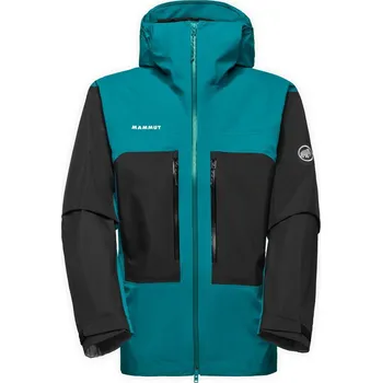 Bunda pánská MAMMUT Taiss HS Hooded Jacket Men deep teal-black - S