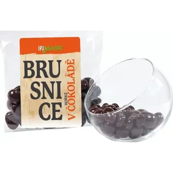 Čokoláda Brusnice v hořké čokoládě 100g IPJ NATUR