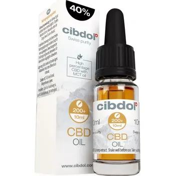 CBD Zažijte autentický a zcela přírodní přístup k vašemu zdraví se 40% CBD Olejem od Cibdolu. Díky nejmodernějším extrakčním, purifikačním a filtračním technologiím je každá kapka výživného MCT oleje smíchána s full-spectrum CBD pro maximálně koncentrovaný pr