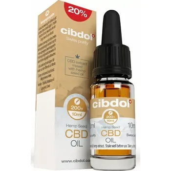 Rostlinný olej 20% CBD olej Cibdol z konopných semen je směs našeho slavného CBD extraktu ve výživném nosiči v podobě oleje z konopných semen. Jako nejsilnější olej je k dispozici ve dvou velikostech.