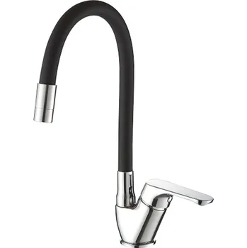 Sagittarius VENUS, dřezová stojánková baterie, s černým flexi ramínkem