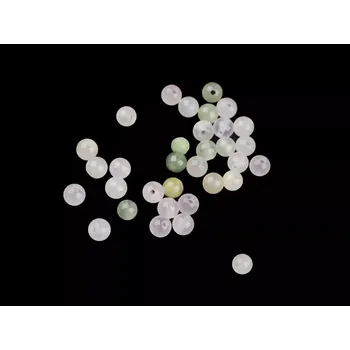 Korálek Minerální korálky Achát Ø4 mm - 10 ks