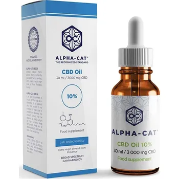 CBD Alpha-CAT CBD (kanabidiolový) olej dokáže velmi efektivně uklidnit a ulevit od neurodegenerativních stavů nebo neurologických projevů, poruchách spánku a také napomáhá zpomalení a potlačení mimovolních pohybů.