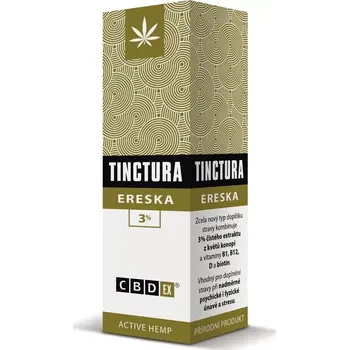 Přírodní produkt TINCTURA CBDex® ERESKA je vhodná pro doplnění stravy při nadměrné psychické i fyzické únavě a stresu.