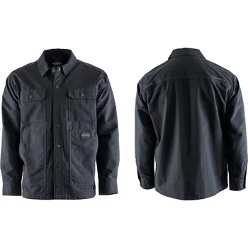 Pánská košile Zateplená košile GRUNDÉNS Jetty Shacket - Black - Vel. XL