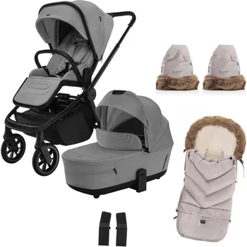 Kočárek Set Move Cross 5 + hluboká korba Move XL 5 + dárky, Shade Grey