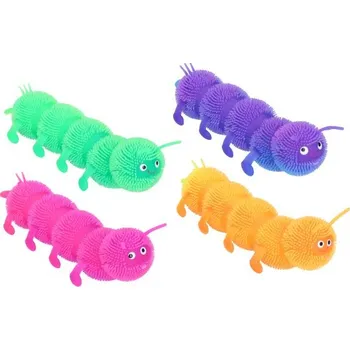 Hračka Mačkací housenka 21 cm