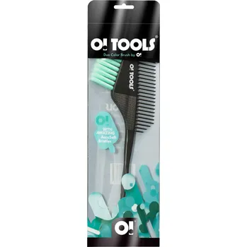 Kosmetický štětec Štětec na barvení vlasů s hřebenem O! TOOLS Duo Color Brush