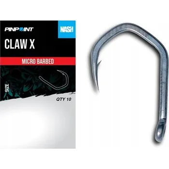 Rybářský háček Háčky s protihrotem Nash Claw X 10 ks