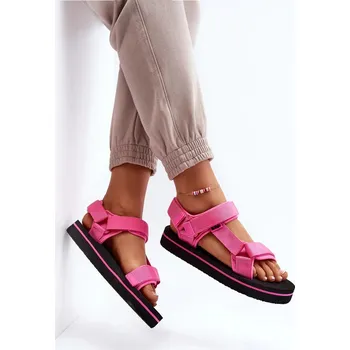 Dámské sandále Dámské sandály na platformě Lee Cooper Fuchsia Velikost: 38