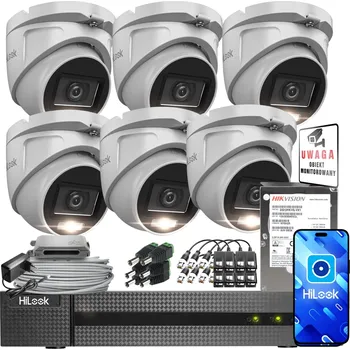 Bezpečnostní kamera Monitorovací sada 6x TVICAM-T5M-20DL 2Mpx IR20m IP66 Hilook od Hikvision