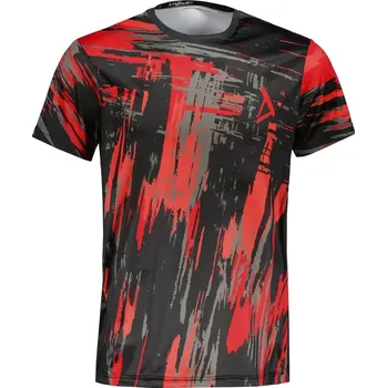 Pánské oblečení Pánské funkční triko premium ALTISPORT VOJ/ALM010TR01 ČERNOČERVENÁ XXL