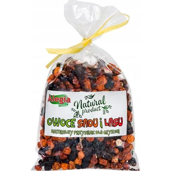 Krmivo pro hlodavce SUŠENÉ OVOCE SADOVÉ A LESNÍ PLODY PRO HLODAVCE KRMIVO PRO KRÁLÍKY VITAMÍNY 90G