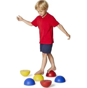 Houpací síť GONGE Balanční polokoule Gonge, sada 6 ks