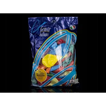 Balónek Pastelové balónky Ge.Ma.R. mix barev 30 cm, 50 ks