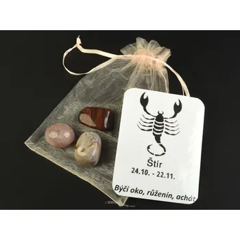 Sběratelství Sada kamenů pro znamení Štír