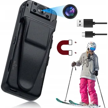 IP kamera MINI ŠPIJONÁŽNÍ KAMERA AUTOMATICKÉ NAHRÁVÁNÍ MAGNET DETEKCE POHYBU