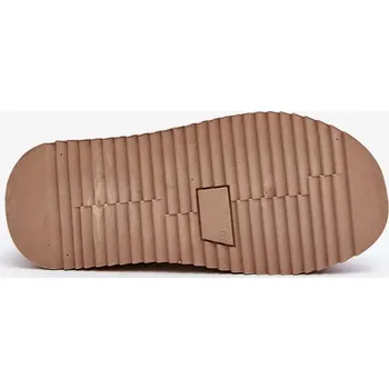 Dívčí sněhule Béžové dámské sněhule Caliksa se silnou podrážkou 38