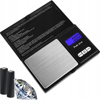 Kuchyňská váha Kuchyňská váha WAGA JUBILERSKA PRECYZYJNA ELEKTRONICZNA D8 černá 0,2 kg