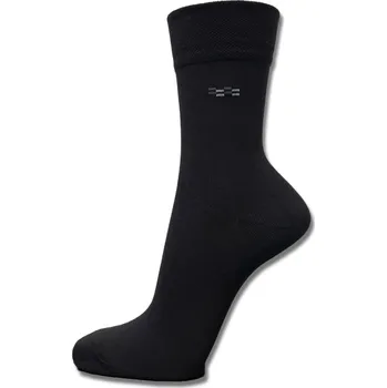 Dámské ponožky Klasické ponožky z ČESANÉ bavlny ADAM - all black Vyberte velikost: 38 - 39