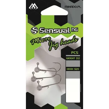 Rybářský háček Jigová hlavička Mikado Sensual Micro 6 4 g 3 ks