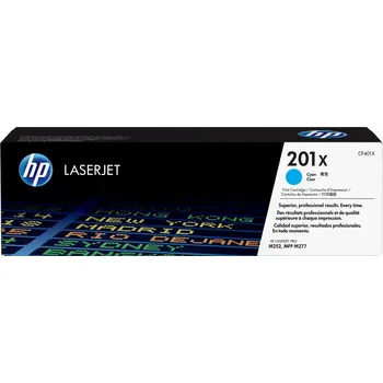 Toner HP 201X CF401X, azurový