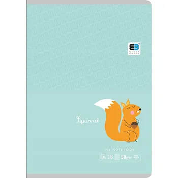 Sešit Sešit A5 s mřížkou školní výbava školní potřeby Interdruk 16 listů