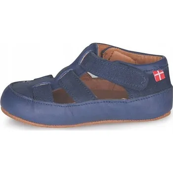 Chlapecké bačkory OBEX Dětské papuče bačkory polské kožené boty na suchý zip pro děti, vel. 29