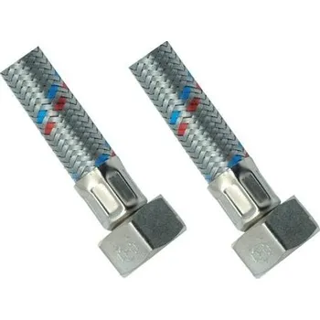 Zahradní hadice Hadička nerezová flexi M3/8“ x M3/8“ - 50cm FANSKI