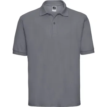 Pánská móda Russell Polokošile 539M, krátký rukáv COT10539M25302-convoy grey M Šedá convoy