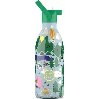 Termoska Dětská termoska Cool Bottles Kids 3D Outdoor adventure třívrstvá 500 ml