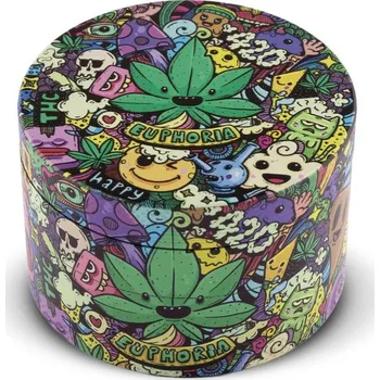 Kovová drtička EUPHORIA s originálním designem.