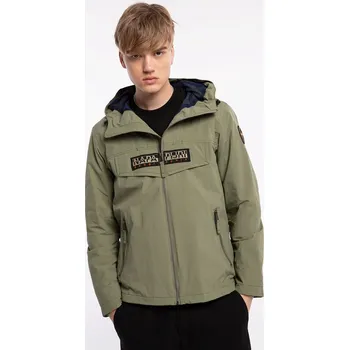 Moto oblečení PÁNSKÁ BUNDA Napapijri RAINFOREST OPEN S GREEN LICHEN NP0A4H2OG L