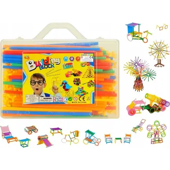 ostatní stavebnice Slaměné Stavebnice nicola.toys 3256 150 dílků