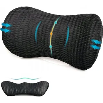 Polštář ORTOPEDICKÝ POLŠTÁŘ BEDERNÍ PRO SPANÍ DO AUTA NA SEDADLO PAMĚŤOVÁ PĚNA