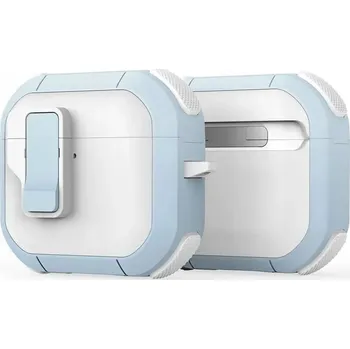 Pouzdro na mobilní telefon Pouzdro DUX DUCIS ochranné pouzdro PECP TPU+PC pro AirPods 4 bílo-modré