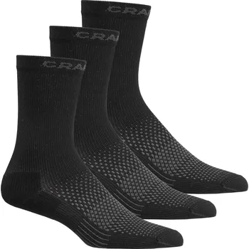 Pánské oblečení Ponožky CRAFT CORE Dry High 3-pack černá - 46