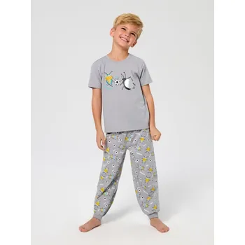 Chlapecké spodní prádlo Sinsay - Dvoudílná pyžamová souprava - šedá - 258EV-85X - 258EV-85X-98