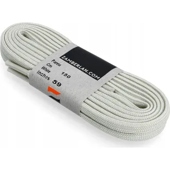 Tkaničky do bot Tkaničky do bot Zamberlan ploché - bílé 100 cm