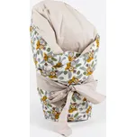 Tulimese Péřová zavinovačka hravý tygr VELIKOST ZAVINOVAČKY: VELIKOST 90X90 CM, VARIANTY PROVEDENÍ: ZAPÍNÁNÍ NA KNOFLÍKY A MAŠLI