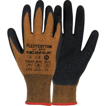 Pracovní rukavice Rukavice Cofra Flexycotton velikost 9 +