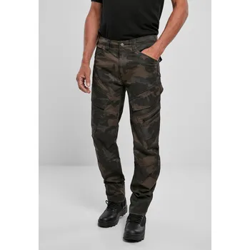 Pánské kalhoty Kalhoty Adven Slim Fit Cargo Pants darkcamo Brandit černá 1755830