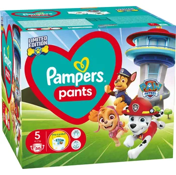 Plena PAMPERS Active Baby Pants Paw Patrol vel. 5 (132 ks)