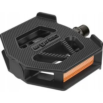 Pedál na kolo Platformové pedály Ergotec EP-K černé