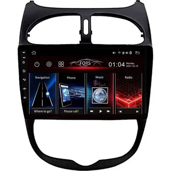 Autorádio Autorádio Android FS2-Ultra Peugeot 206 2002-2010 2/32GB, CarPlay Android Auto