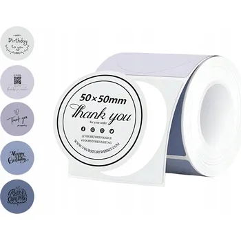 Speciální papír Samolepicí štítky náhrada za Phomemo M110 M200 M220 M221 50x50 mm