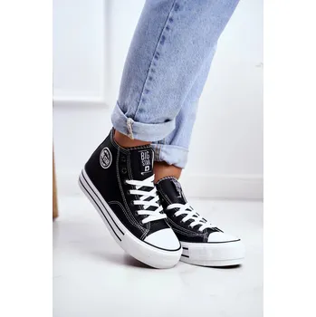 Dámské tenisky Dámské vysoké tenisky Big Star - černé Velikost: 40