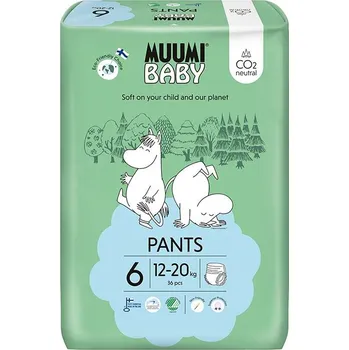 Plenkové kalhoty Muumi Baby Pants 6 Junior 12-20 kg (36 ks), kalhotkové eko pleny