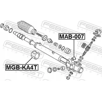 Zavěšení kol Febest MAB-007 Stabilizátor, zavěšení