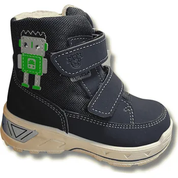 Chlapecká zimní obuv RICOSTA Jani dětské zimní blikací boty s membránou Sympatex, Nautic ozean Velikost: 24